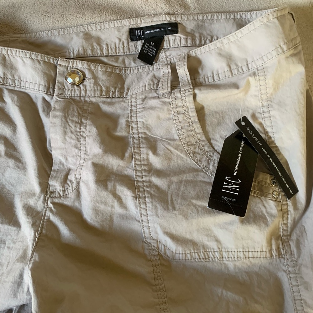 INC   Capri regular fit pants